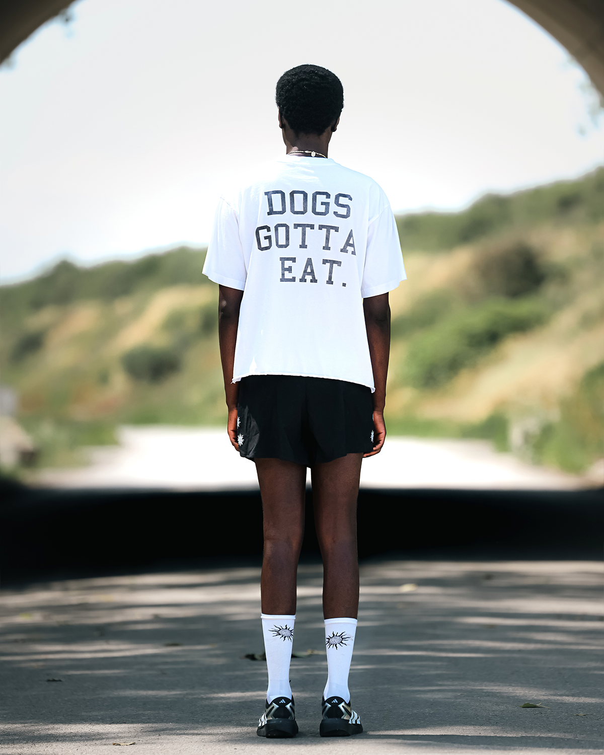 Dogs Gotta Eat Tee White