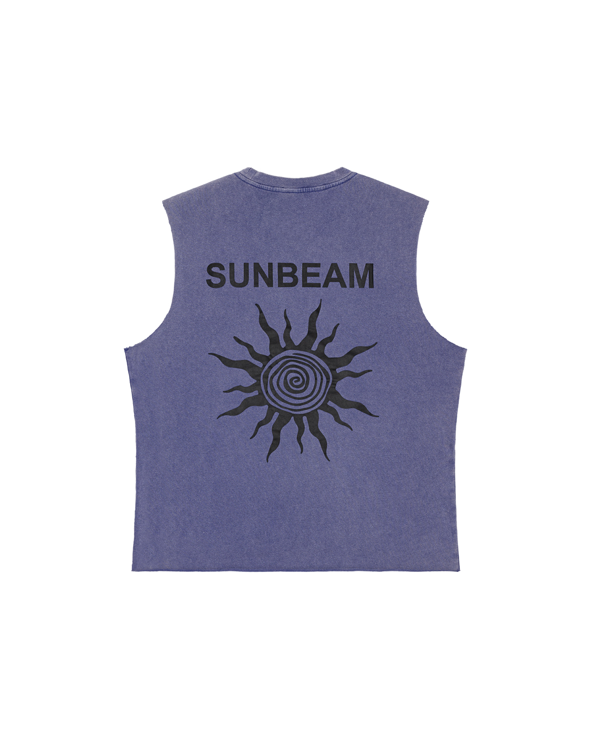 Muscle Tee Washed Blue