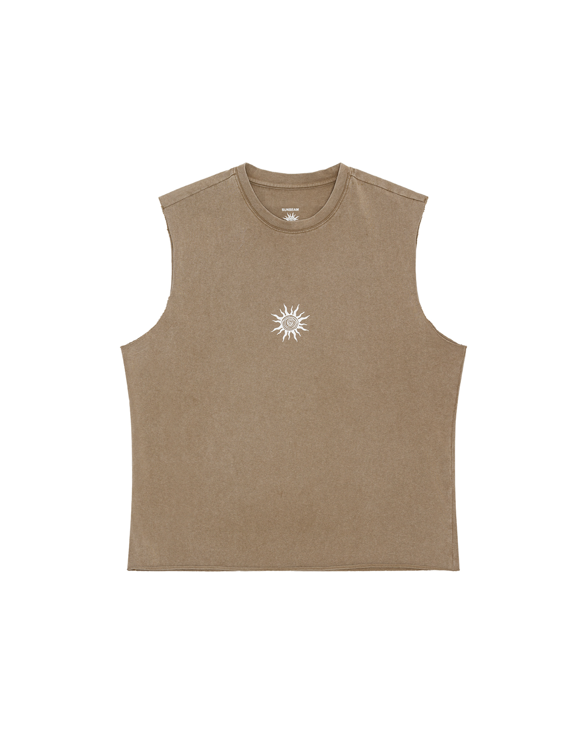 Muscle Tee Washed Sand