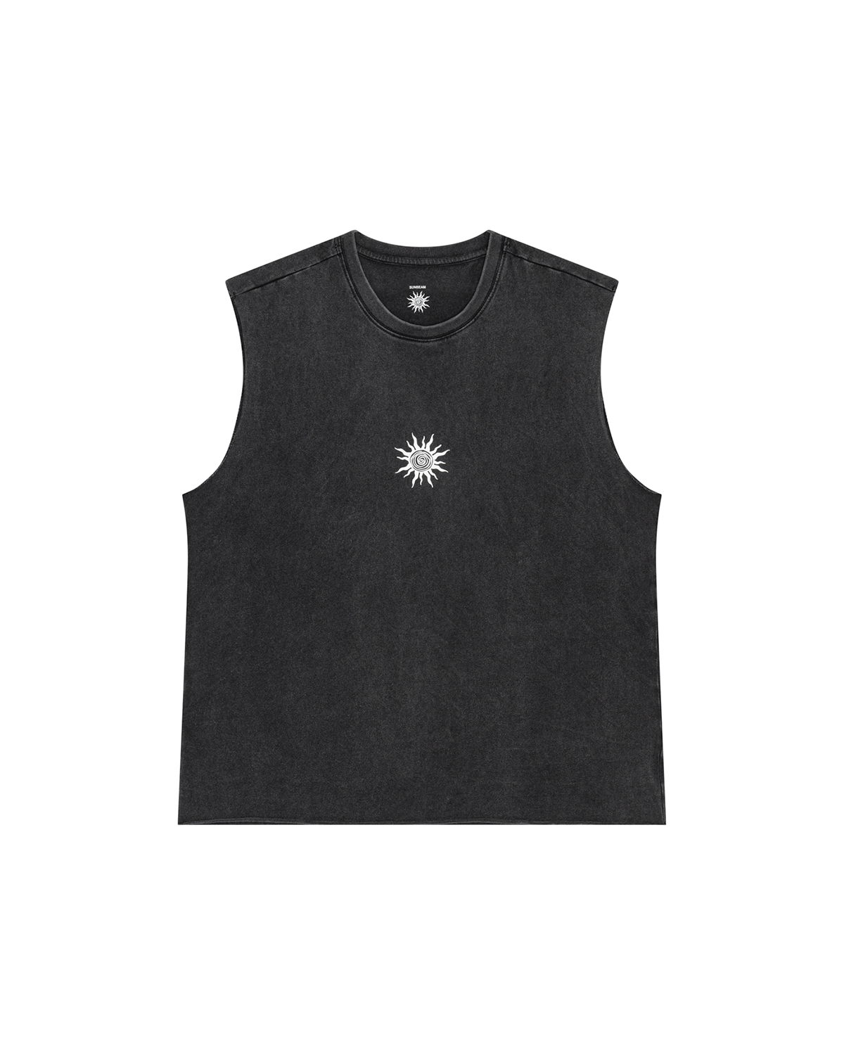 Muscle Tee Washed Black