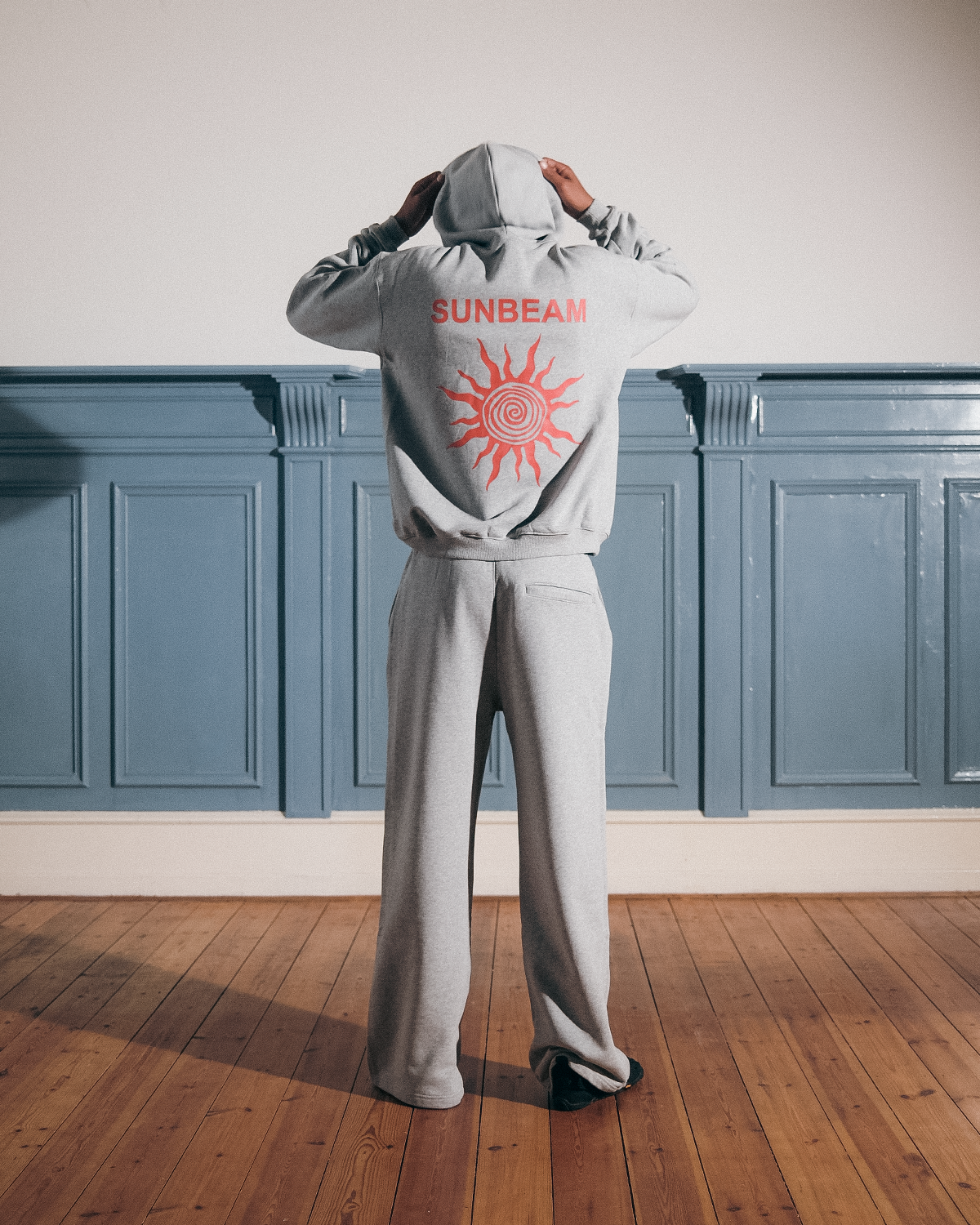 Oversized Hoodie 3.0 Grey/Red