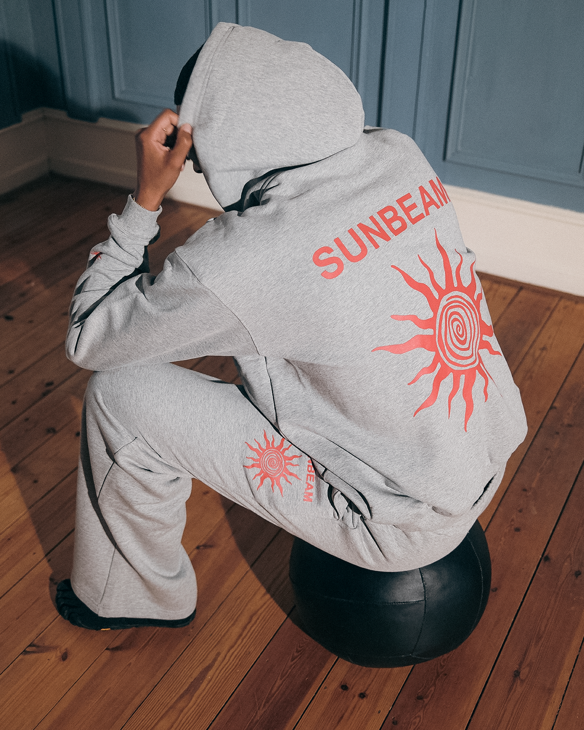 Oversized Hoodie 3.0 Grey/Red