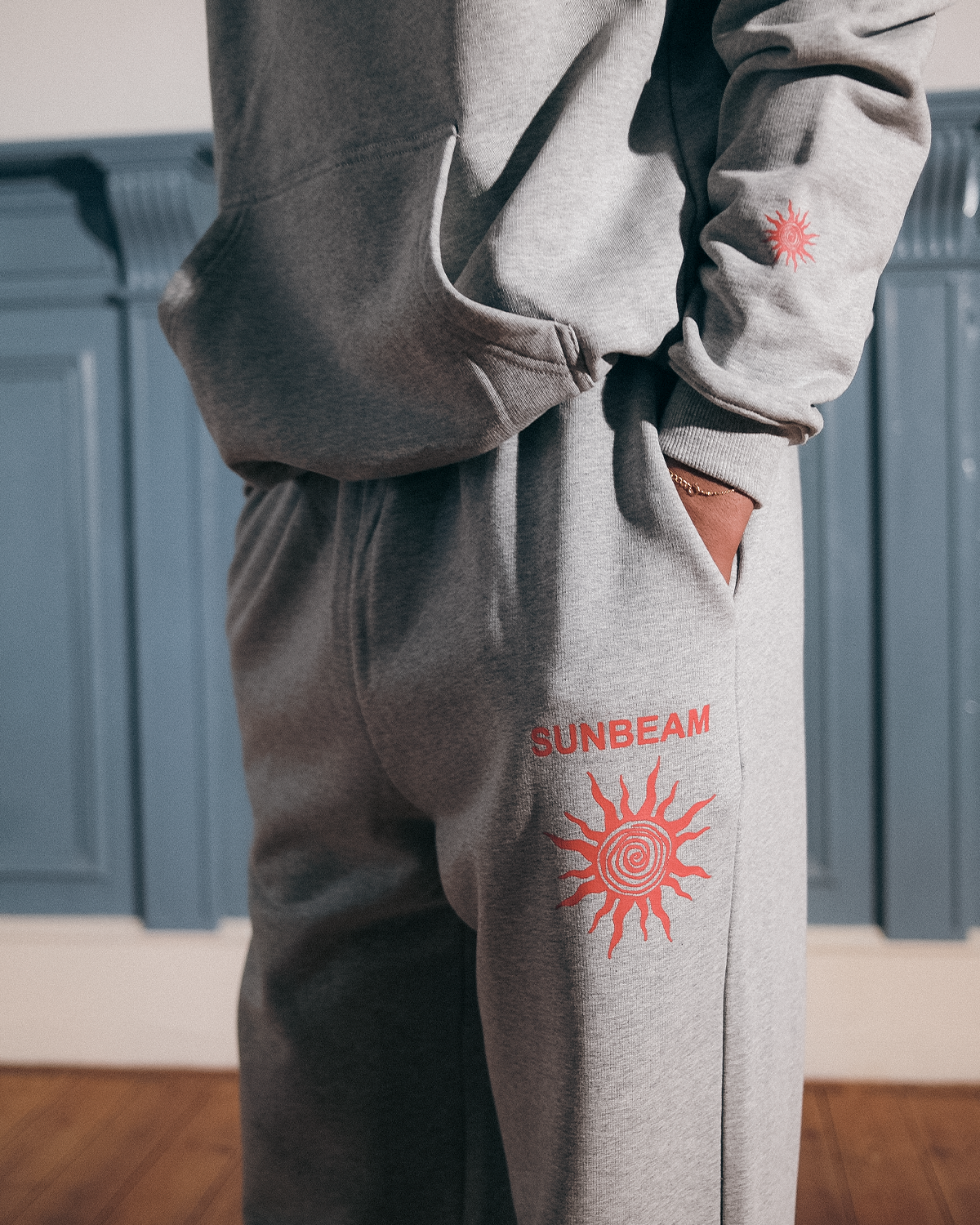 Oversized Sweatpants 3.0 Grey/Red