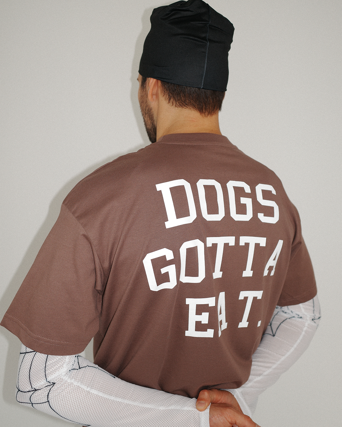 Dogs Gotta Eat Tee Mocha