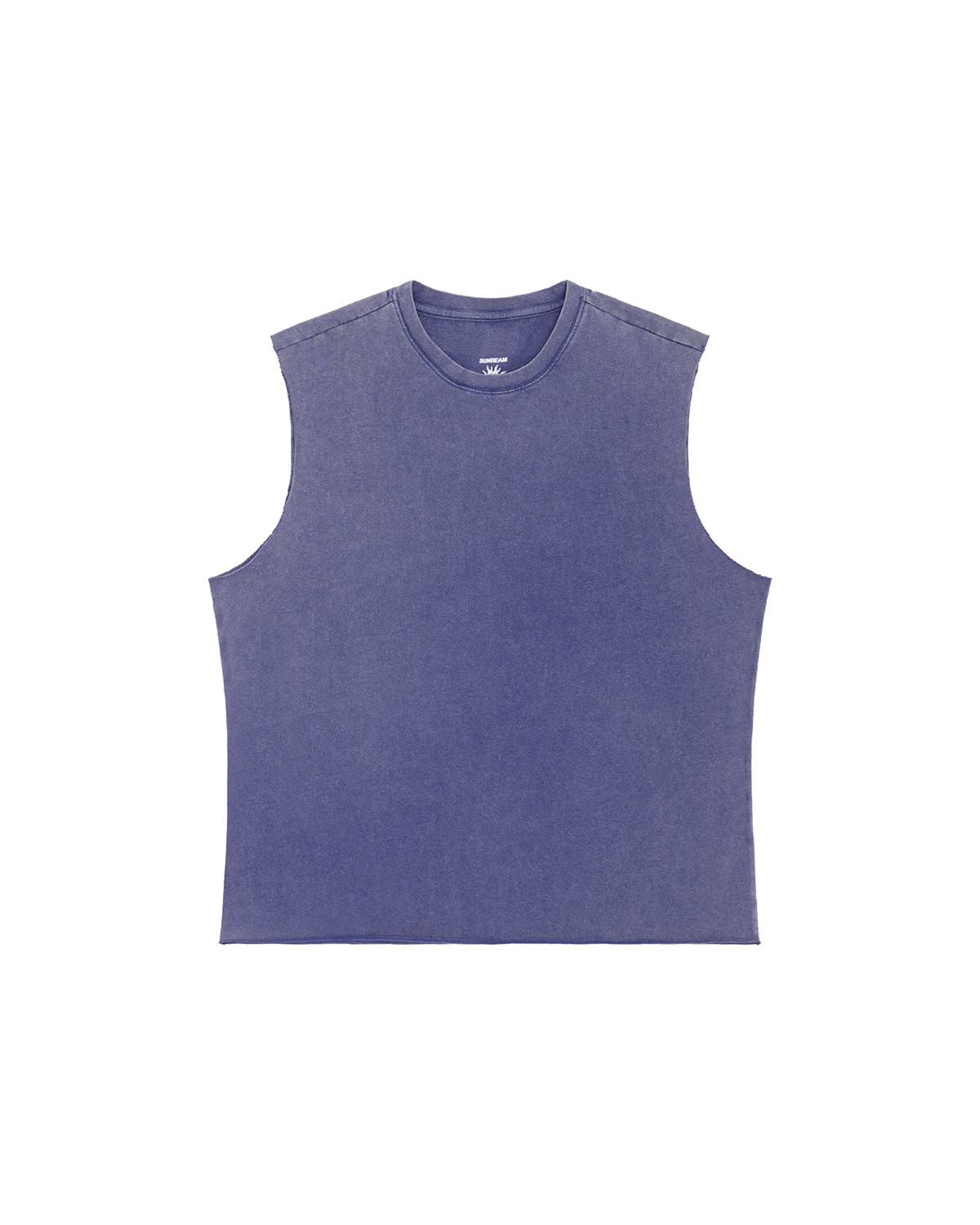 Muscle Tee  Washed Blue